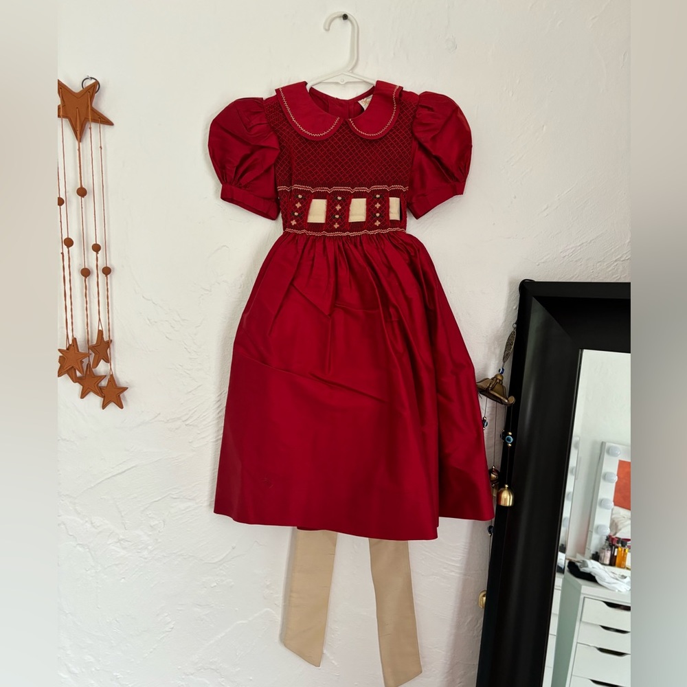 Maria Elena holiday dress 100% silk